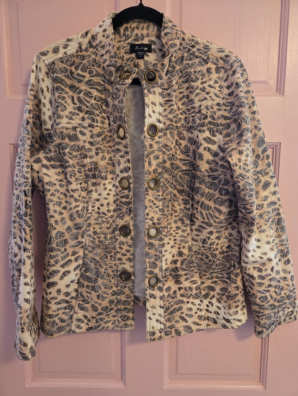 Animal-Print Jacket